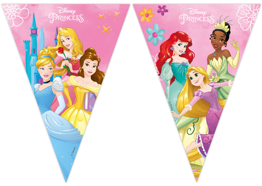 Ligne de drapeaux des princesses