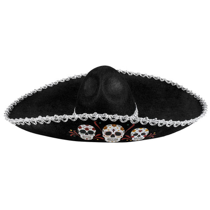 Halloween Sombrero Crânes 56cm