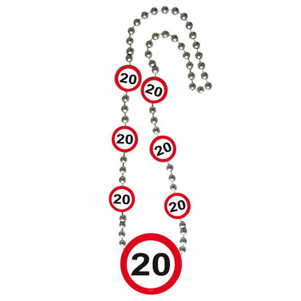 Collier 20 ans Panneau de signalisation