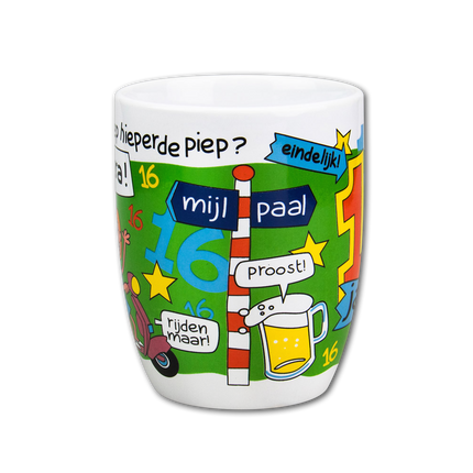 Mug 16 ans 12cm