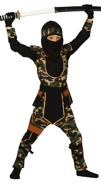 Combinaison Ninja Camouflage Enfant