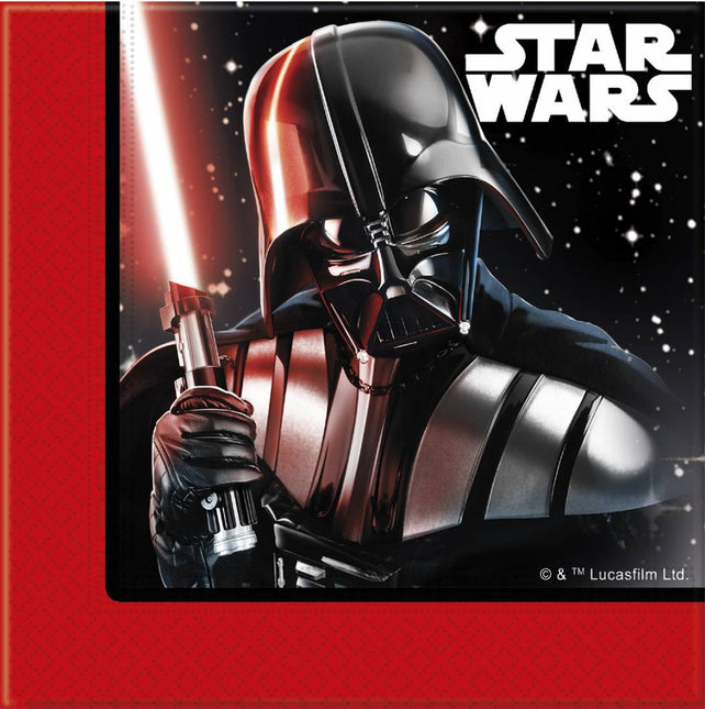 Serviettes de table Star Wars 33cm 20pcs