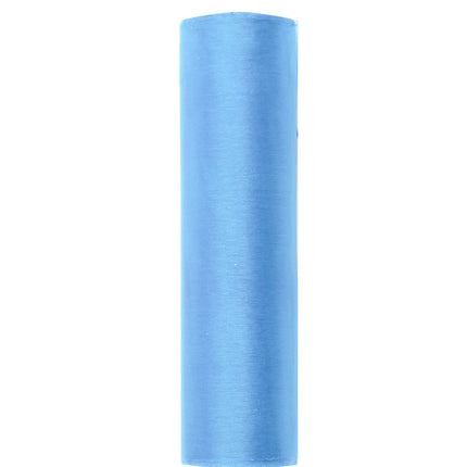 Tissu organza bleu clair 16cm 9m