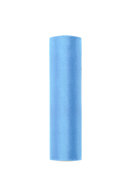 Tissu organza bleu clair 16cm 9m