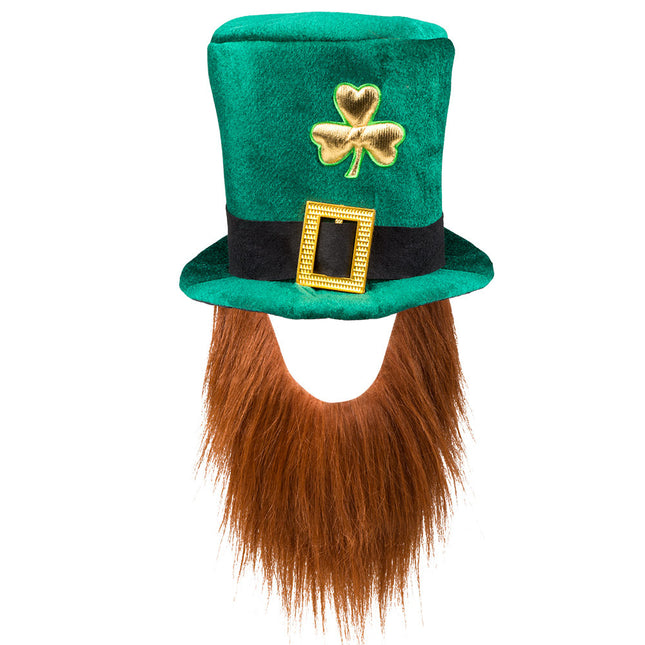 Chapeau Leprechaun avec barbe