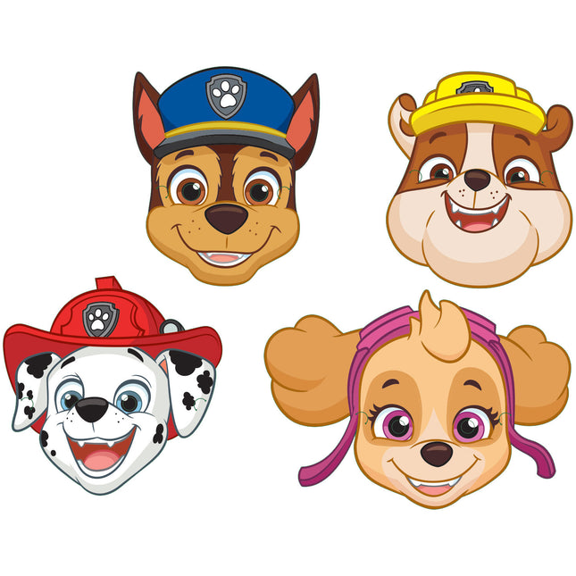 Masques Paw Patrol 25.3cm 8pcs