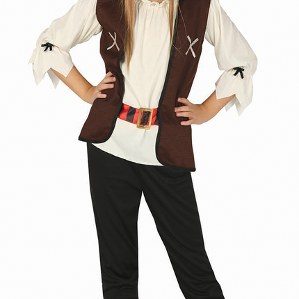 Costume de pirate enfant fille