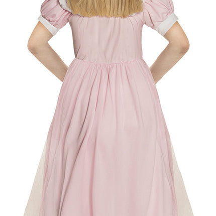 Robe de Princesse Enfant Rose Deluxe 3/4 ans