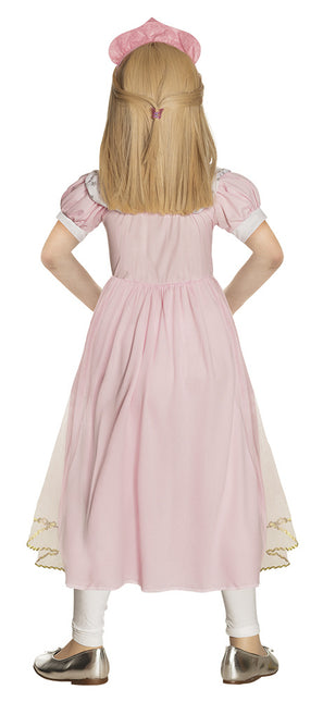 Robe de Princesse Enfant Rose Deluxe 3/4 ans