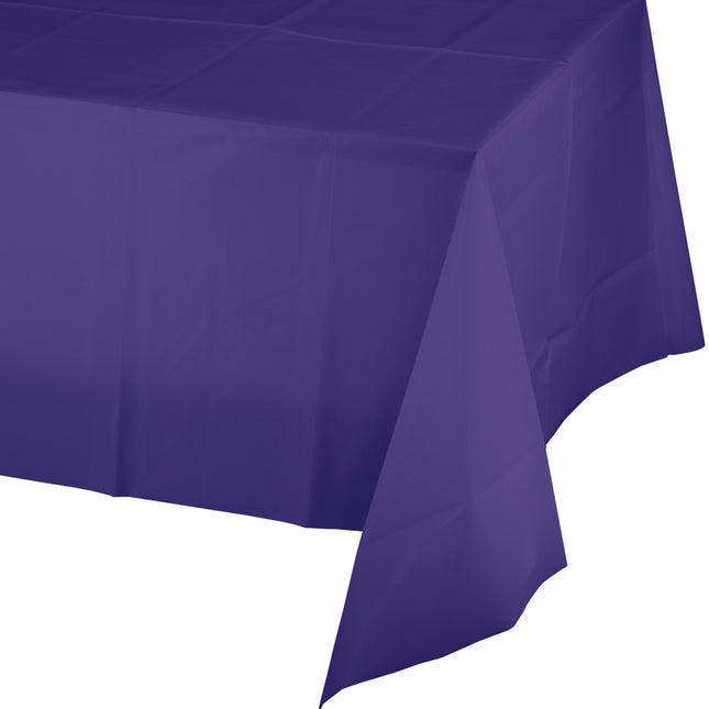 Nappe violette en plastique 2.74m