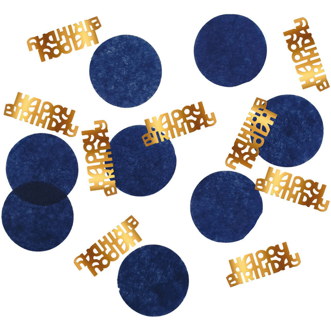 Confetti de table Happy Birthday Bleu 2.4cm 25gr