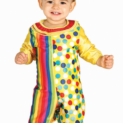 Costume de clown Baby Coloured