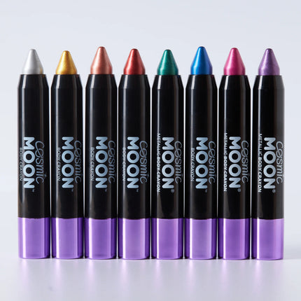 Cosmic Moon Metallic Body Crayons Purple 3.2g