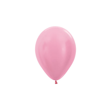 Ballons de baudruche rose perle 12cm 50pcs