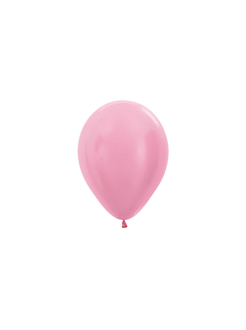 Ballons de baudruche rose perle 12cm 50pcs