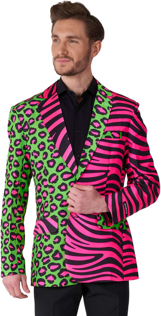 Panther Tiger Neon Blazer Hommes Suitmeister