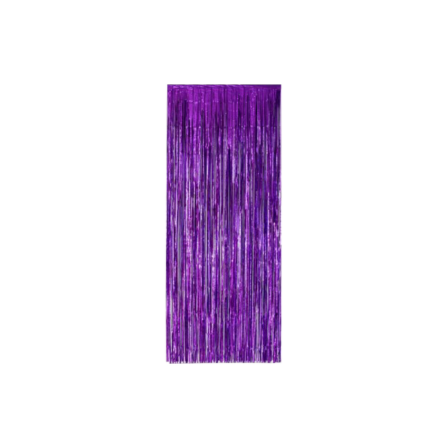 Rideau de porte violet 2.4m