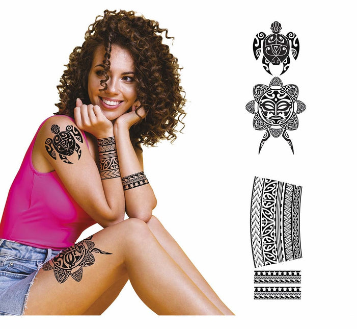 Faux tatouages noirs pour femmes