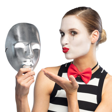 Mime à masque d'argent