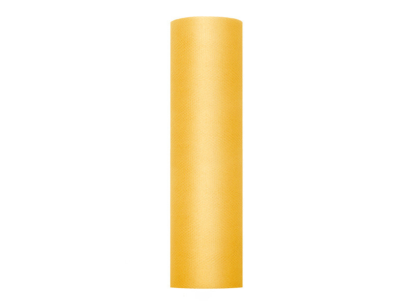 Rouleau de tulle jaune 30cm 50m