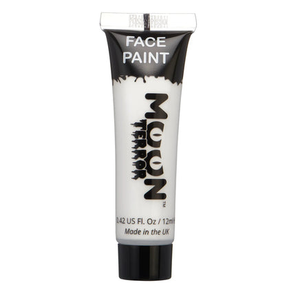 Peinture pour visage d'Halloween Moon Terror Wicked White 12ml