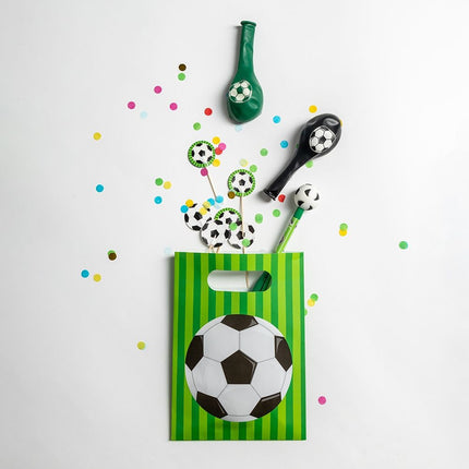 Sacs de partage pour le football Vert 6pcs