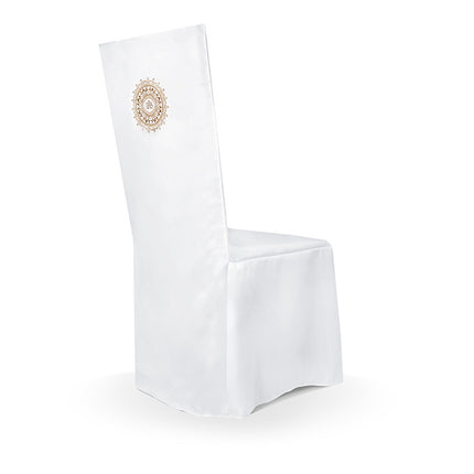 Housse de chaise de communion Blanc