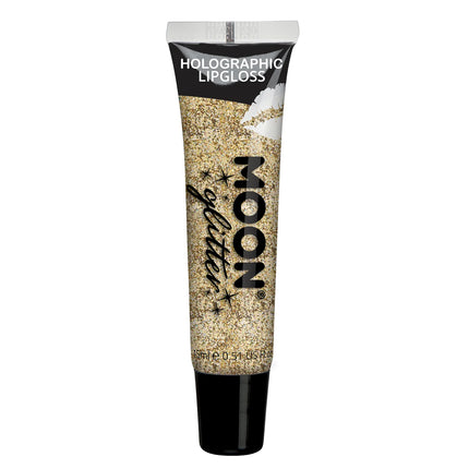 Moon Glitter Brillant à lèvres holographique or 15ml