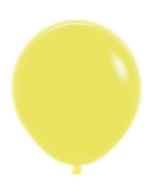 Ballons Néon Jaune 45cm 25pcs