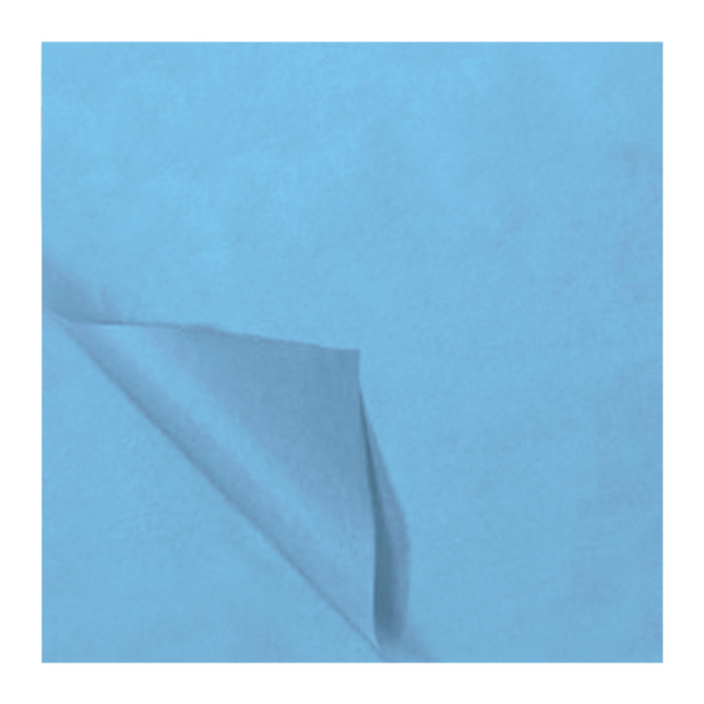 Papier de soie bleu clair 50x70cm 25pcs