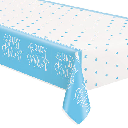 Nappe de douche de bébé bleue 2.13m