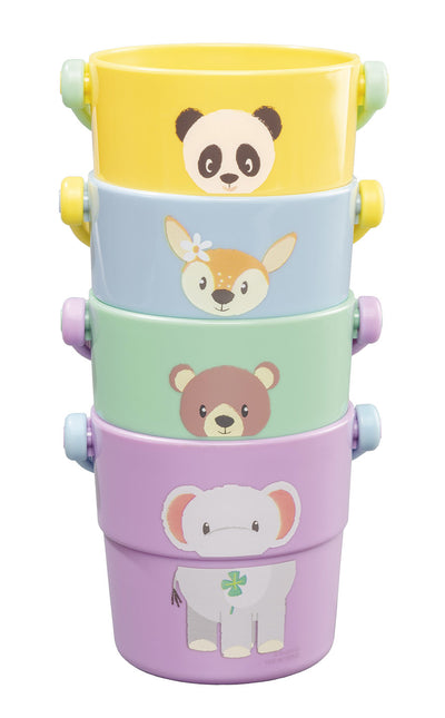 Ensemble de seaux de bain Friends From Studio Circus 4pcs