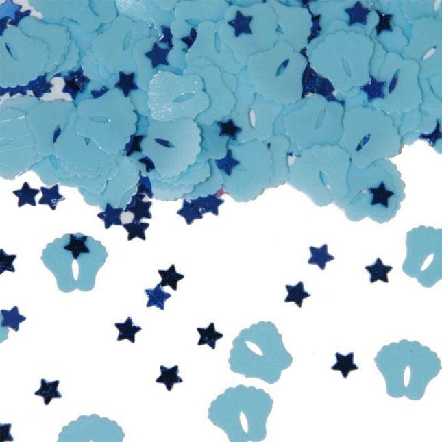 Pieds de confettis de table Bleu 1cm 600pcs