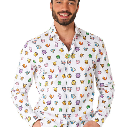 Chemise Pixel Pokémon Hommes OppoSuits