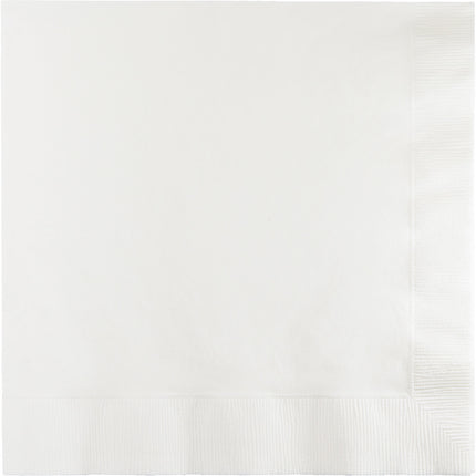 Serviettes blanches à 2 couches 33cm 20pcs