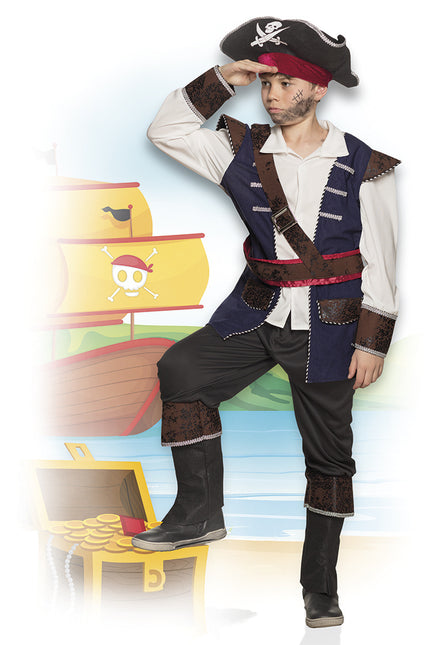 Costume de pirate enfant squelette