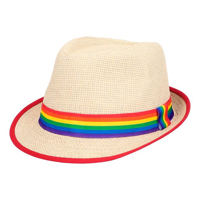 Chapeau Fierté arc-en-ciel