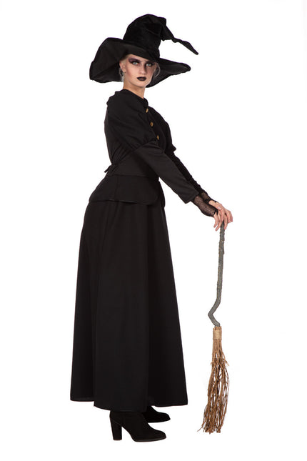 Costume de sorcière d'Halloween Noir