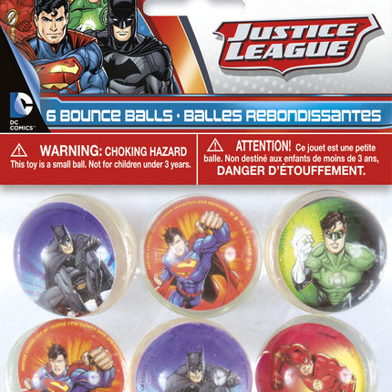 Justice League Balles rebondissantes 3cm 6pcs