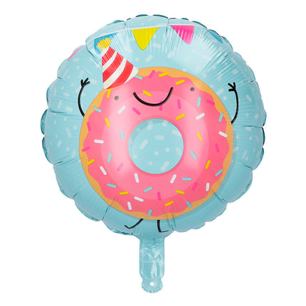 Ballon à l'hélium Donut double face 45cm