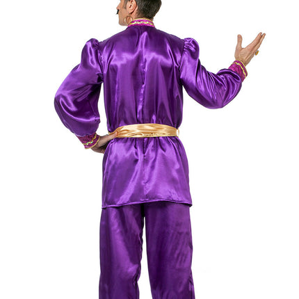 Costume de sultan violet pour homme