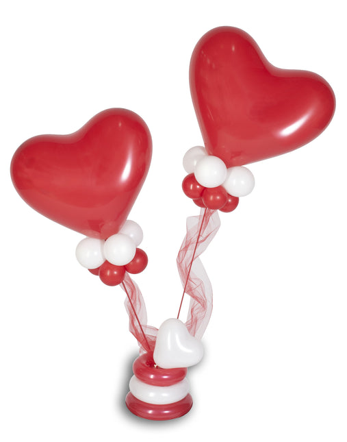 Ballons de baudruche coeur rouge 30cm 50pcs