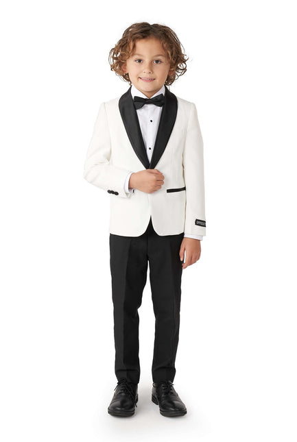 Garçon en smoking blanc OppoSuits