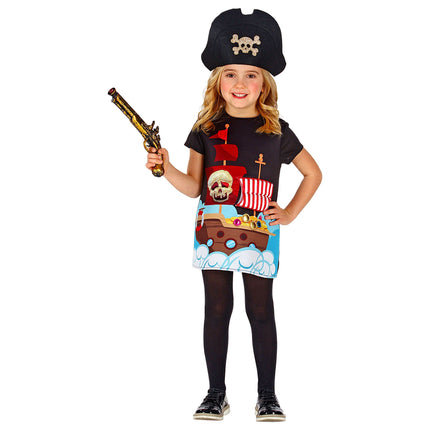 Robe de pirate fille colorée