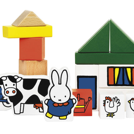 Ferme de blocs de bois Miffy