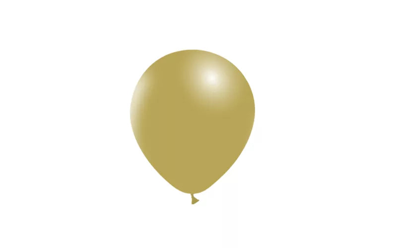 Ballons jaune moutarde 14cm 100pcs