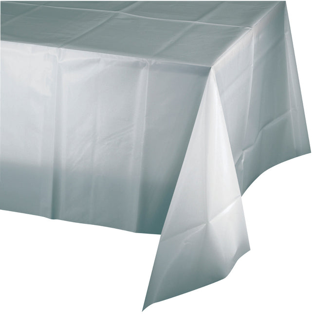 Nappe argentée en plastique 2.74m