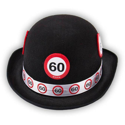 Chapeau 60 ans Panneau routier