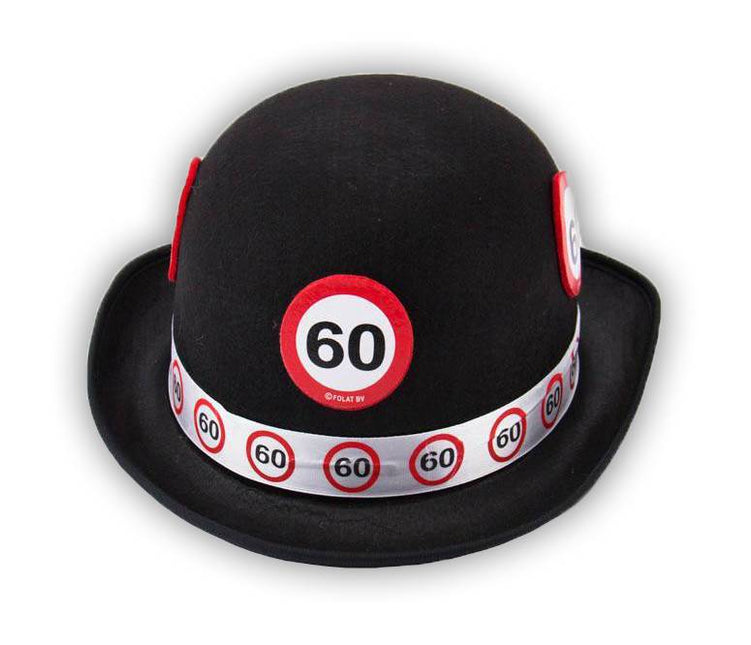 Chapeau 60 ans Panneau routier