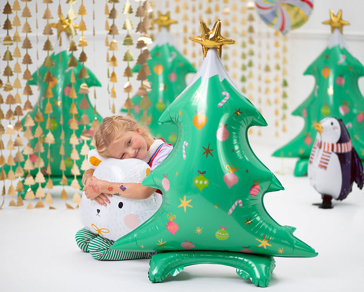 Ballon à l'hélium arbre de Noël vide 94cm